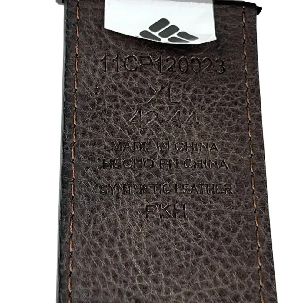 Columbia Reversible Belt Black Brown XL 43-44 Leather